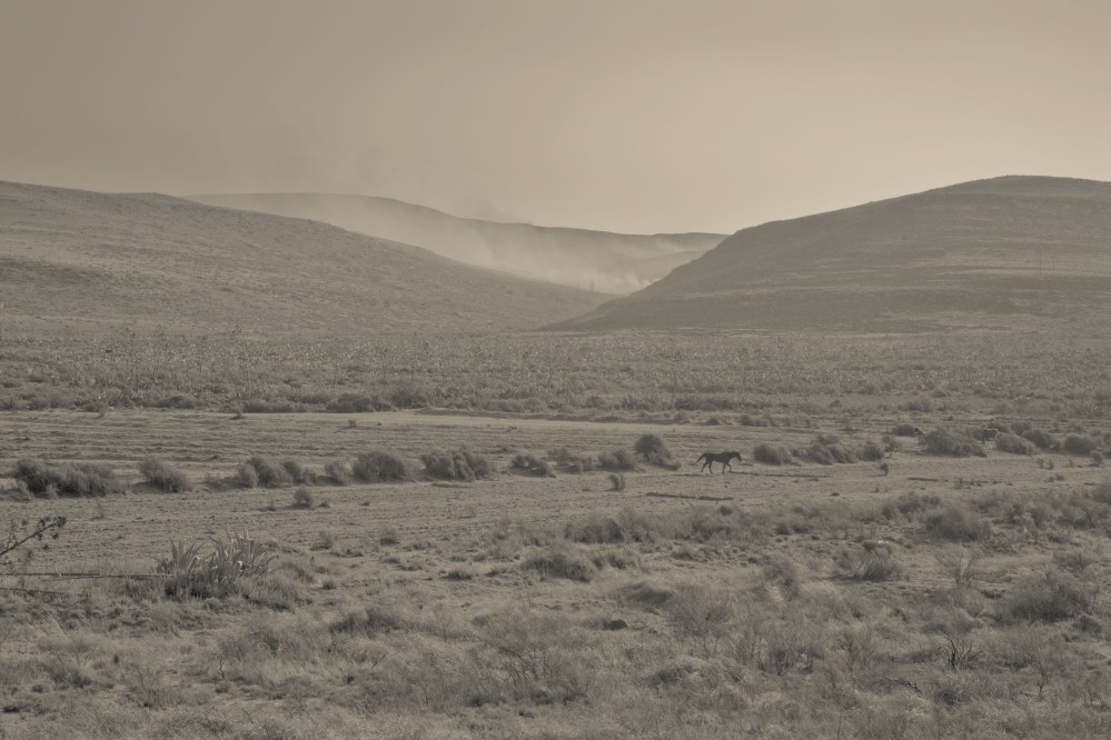 Echos de la poussiere et de la fracturation