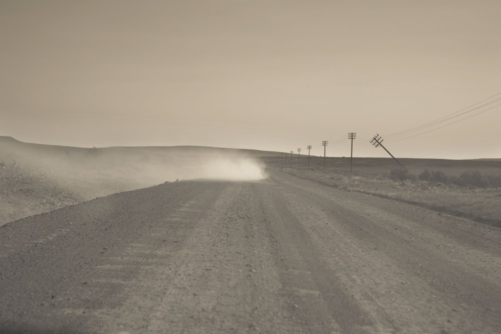 Echos de la poussiere et de la fracturation