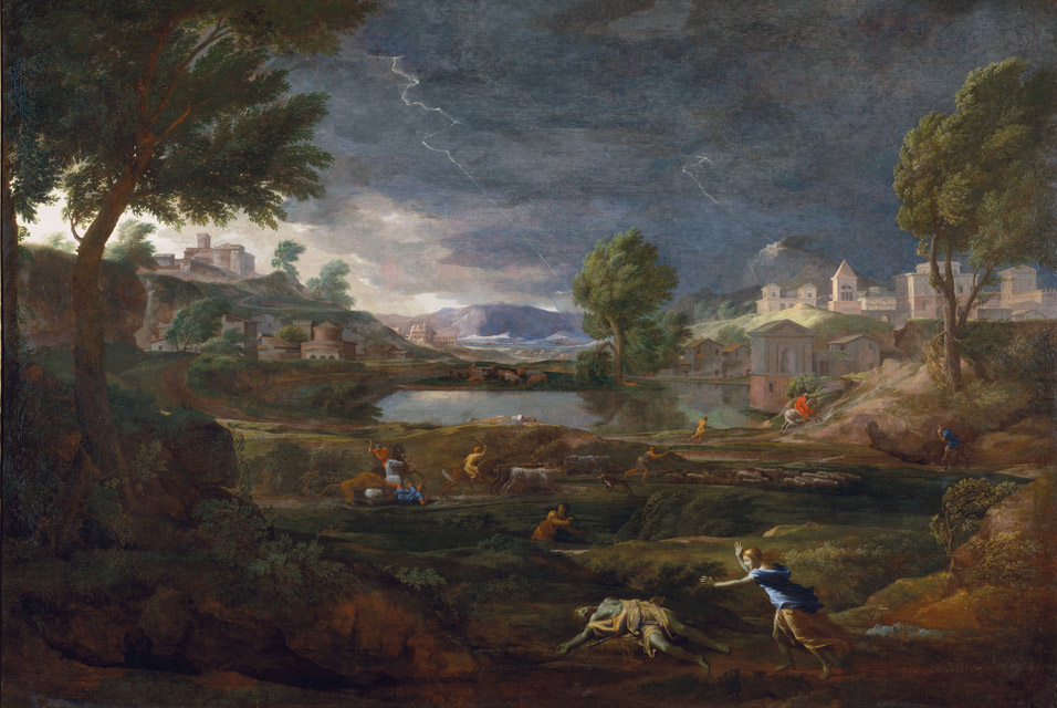 Nicolas_Poussin_-_Paysage_orageux_avec_Pyrame_et_Thisbé