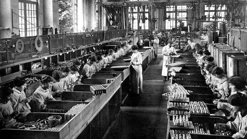 Usine Schneider en 1915