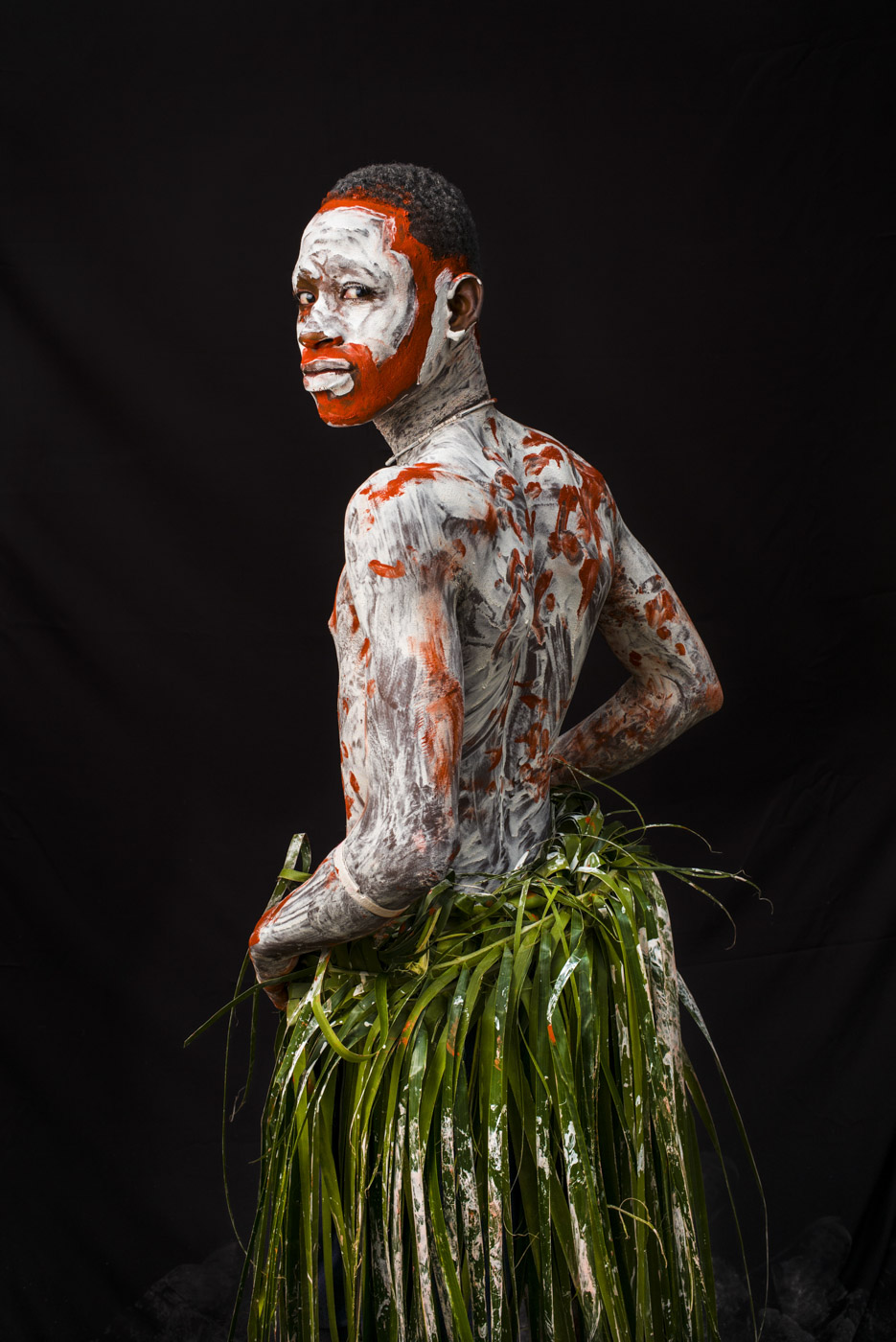 PORTRAITS DE COSTUMES LORS DU CARNAVALE DE JACMEL, HAITI 2016.