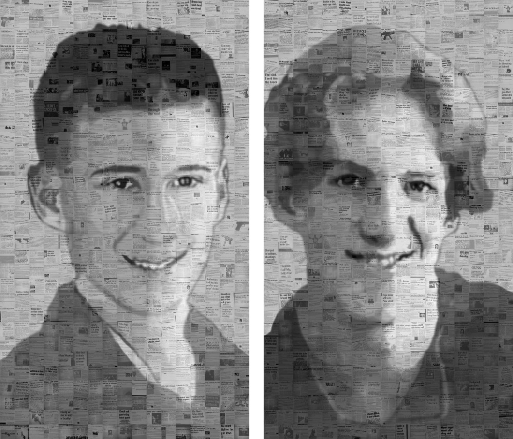News portrait # 10 (school shooters Harris & Klebold, USA)