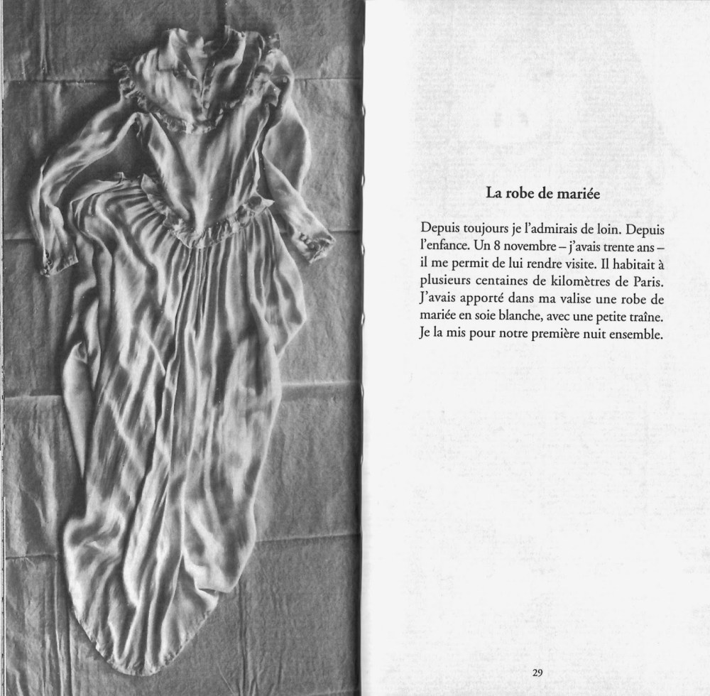 Sophie Calle Robe de mariée
