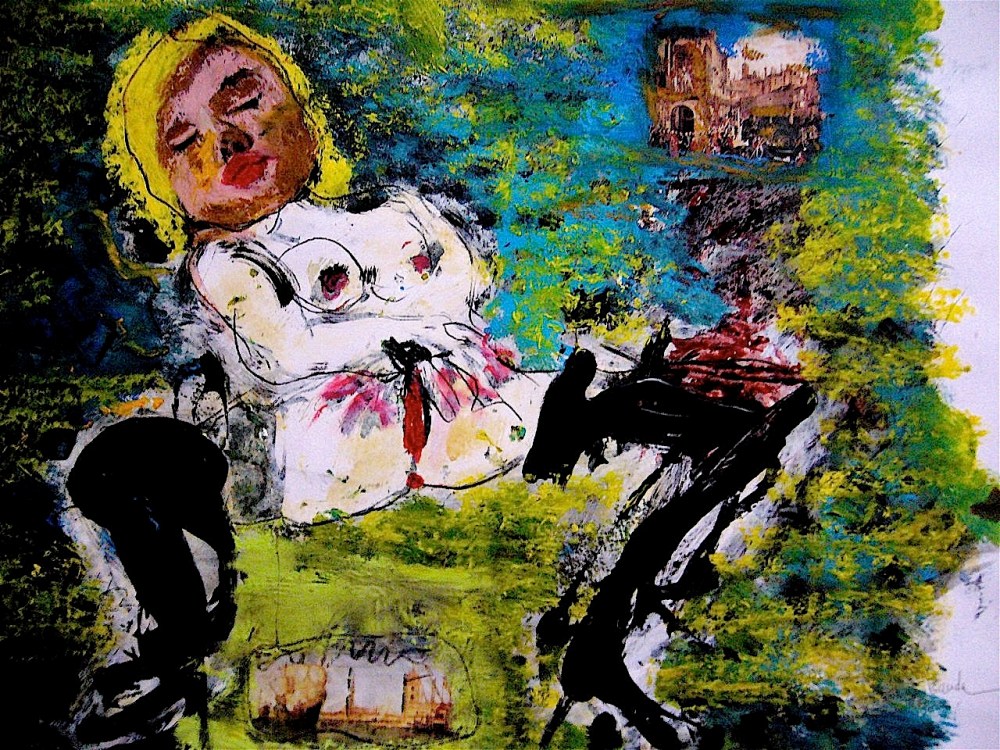 rêveuse pour qui je plonge