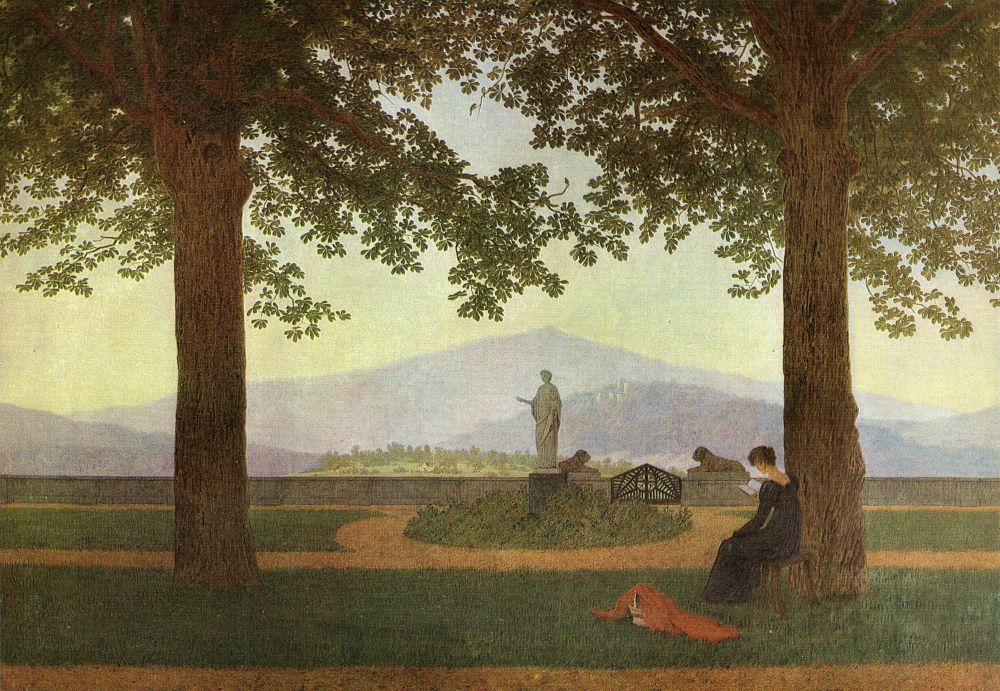 Caspar_David_Friedrich_-_Gartenterrasse_(Schlossterrasse,_Blick_von_der_Terrasse_des_Schlosses_Erdmannsdorf)