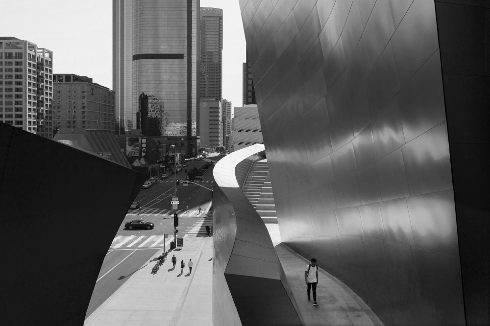 Walt Disney Concert Hall, Downtown Los Angeles, California, USA, March 2018