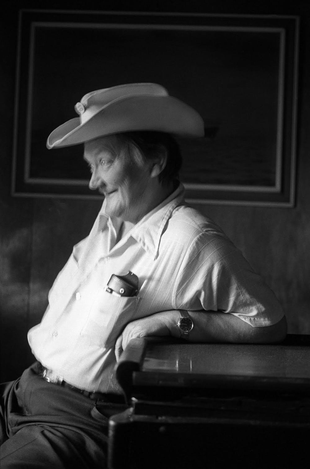 Eddie with a cowboyhat