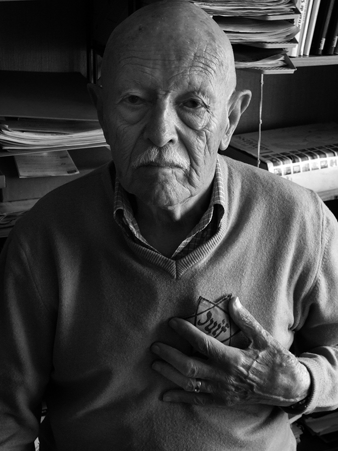 WR et l'étoile jaune de sa mère. Paris 2006