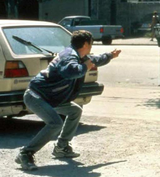 A man with a rifle (détail)