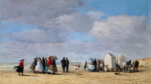 boudin_plage_trouville_princeton_1865