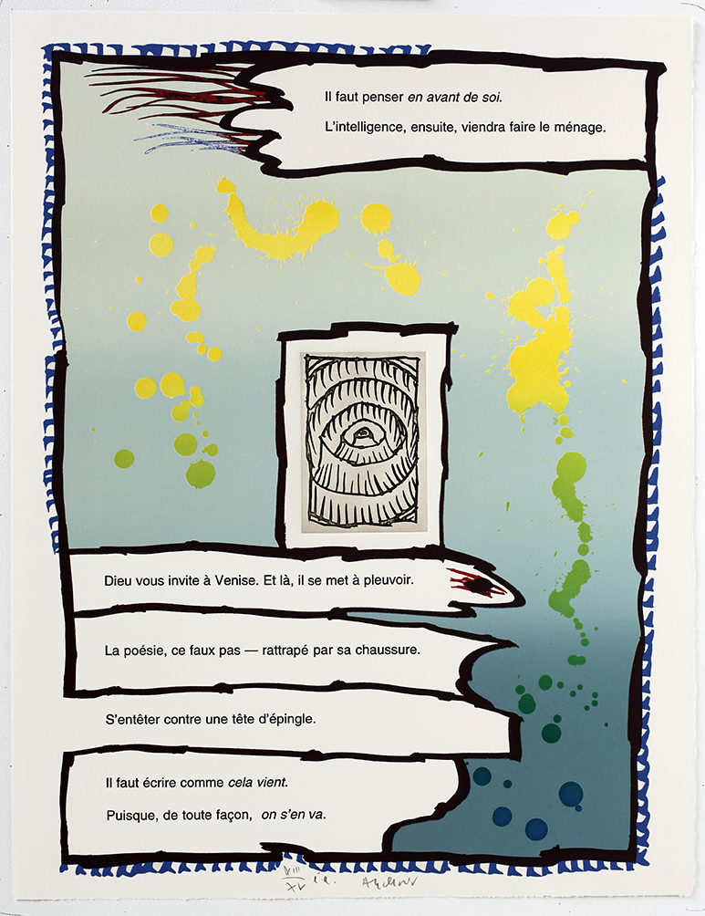 1.Alechinsky-lithographie in _5 dans ton oeil_, 1998-R.et L.Dutrou éditeurs