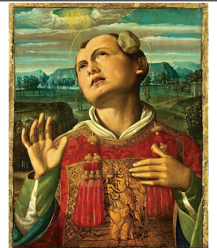 Lapidation du saint,Mantegna, Rome 2019jpg
