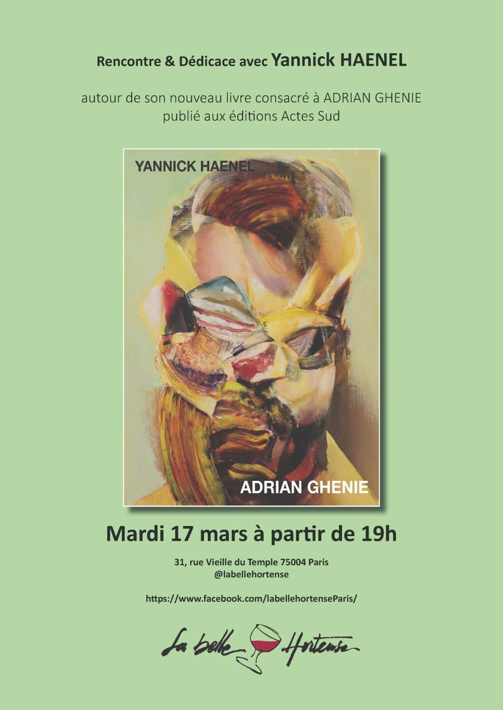 AfficheYannickHaenelLabelleHortense