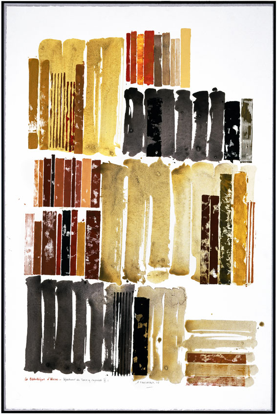 GTC La Bibliothèque d'Urcée - Département des Traces et Empreintes dessin n°3