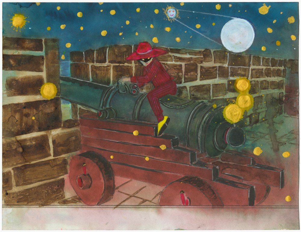 At the wall of Essaouira-METALFOIL (1)