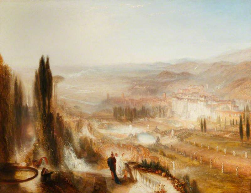 Turner, Joseph Mallord William, 1775-1851; Cicero at His Villa at Tusculum