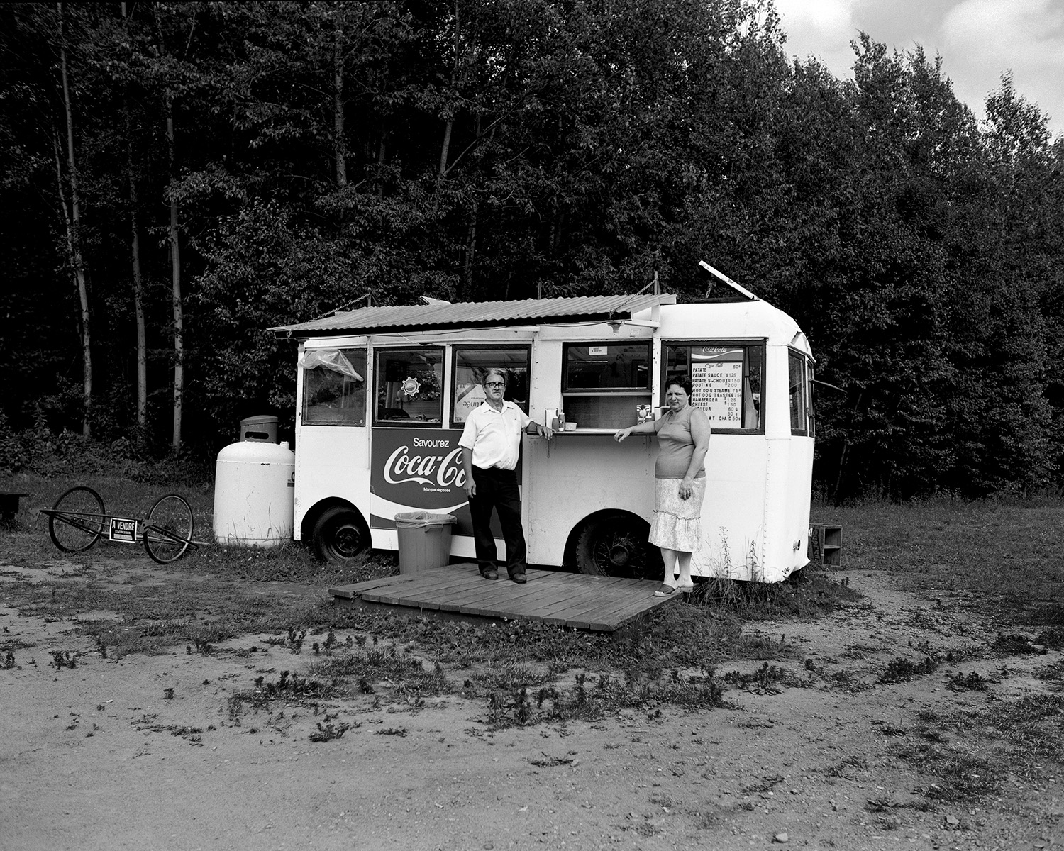 Camion à lait, route 155, Grandes-Piles, Province du Québec