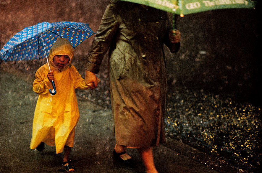 #18_1983, NY USA, rain in Central Park