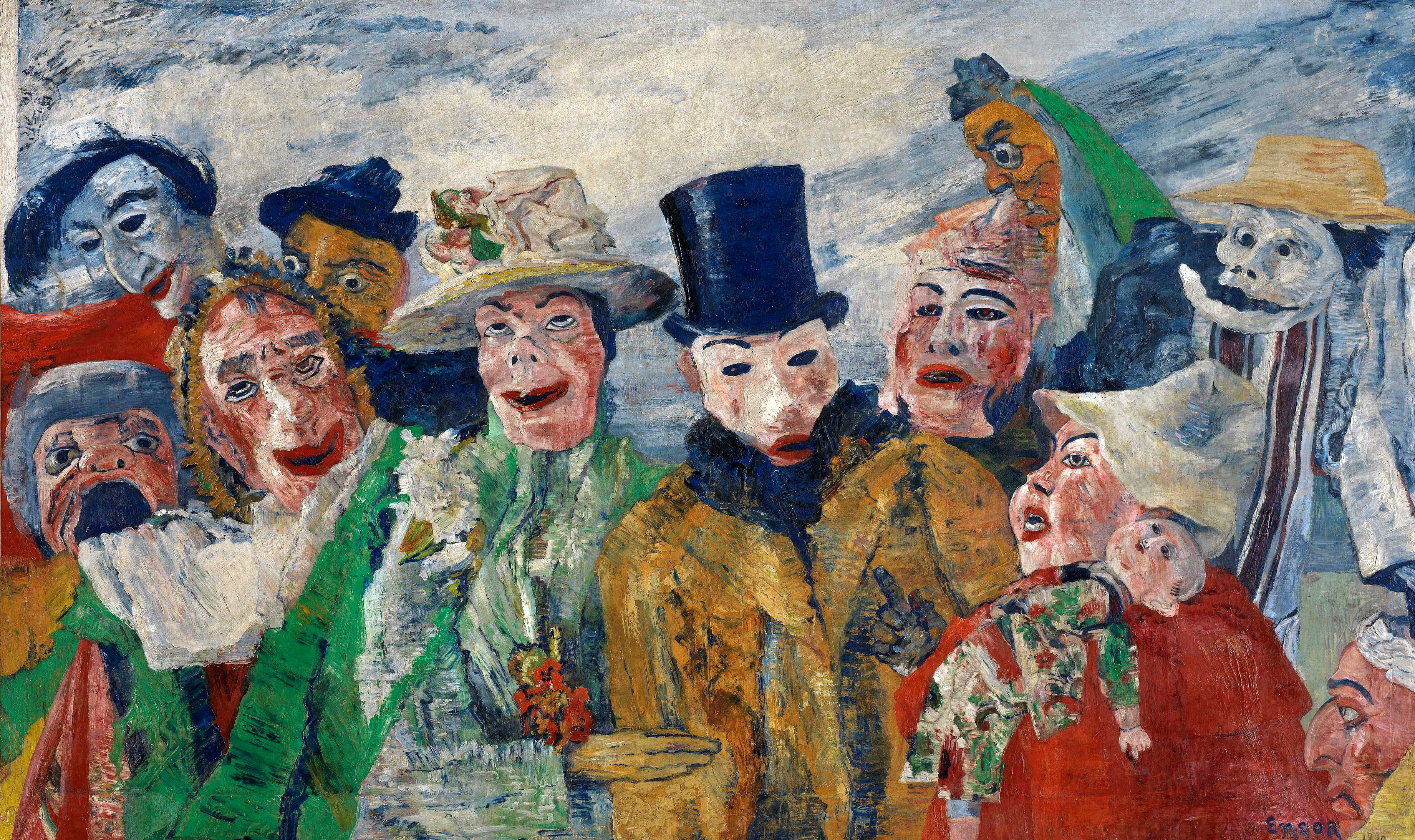 James ENSOR - l'intrigue