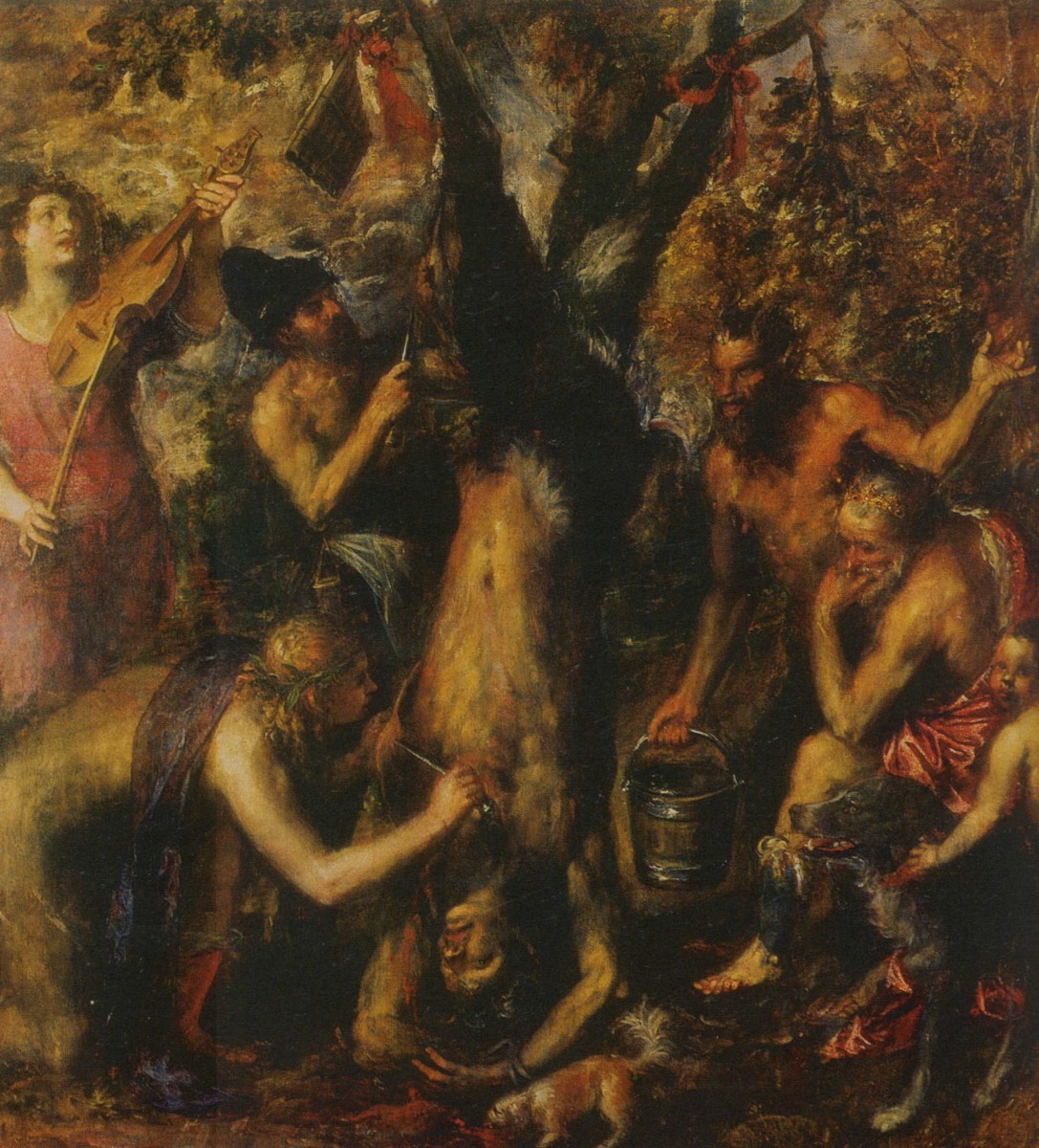 1570 1576 Titien Le Supplice de Marsyas