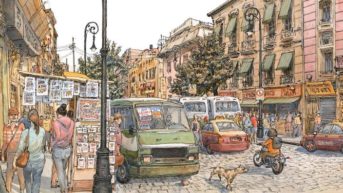 Louis Vuitton Travel Book Mexico, illustre par Nicolas de Crecy, 2017