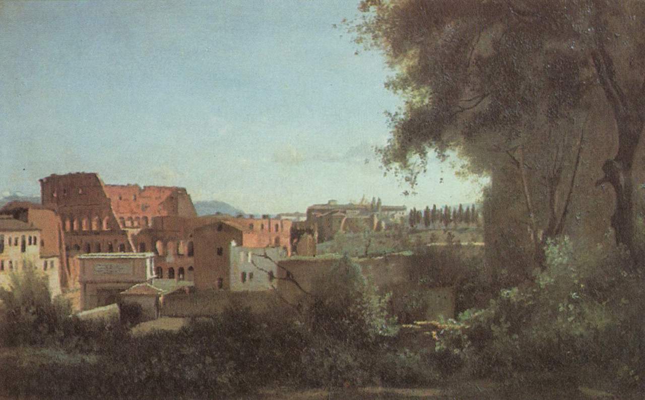 Jean-Baptiste-Camille_Corot_-_Le_Colisée_vu_des_jardins_Farnèse